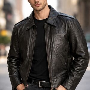 #1042 Taylor's Leatherwear Unisex Police Jacket